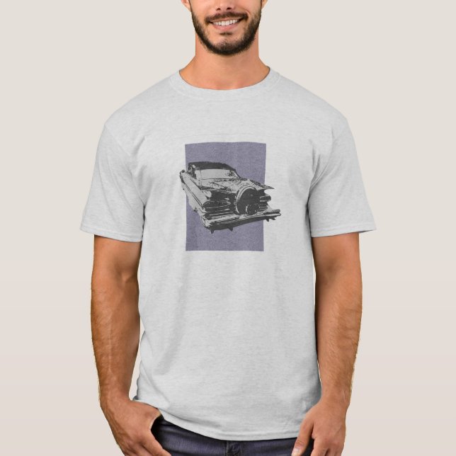 'Kabriolett mit 59 Impala mit kontinentaler T-Shirt (Vorderseite)