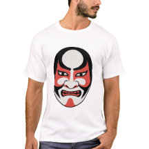 Kabuki-Maske - T-Shirt-Design