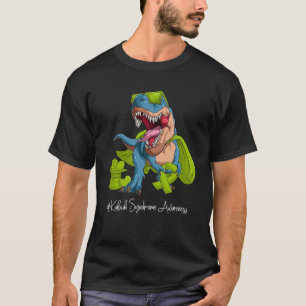 Kabuki-Syndrom Aufklärungsmonat Linke Grüne Schlei T-Shirt