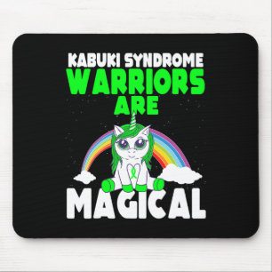 Kabuki-Syndrom Bewusstsein Green Ribbon Niedlich M Mousepad