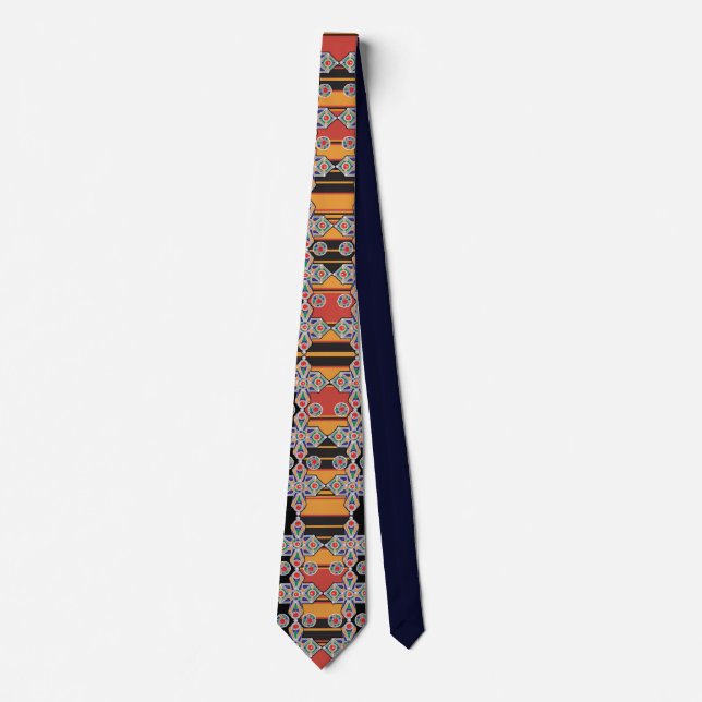 KABYLE-AMAZIGH-MOTIV-KRAWATTE-SYMBOL KRAWATTE (Vorderseite)