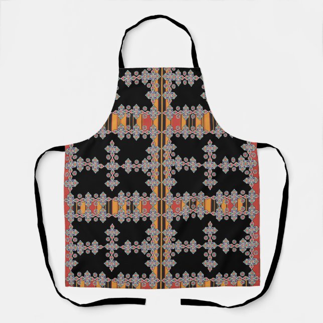 KABYLKLEID MIT KABYLSCHMUCK SCHÜRZE (Vorderseite)