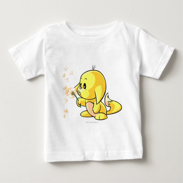 Kacheek Gelb Baby T-shirt (Vorderseite)
