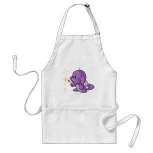 Kacheek lila schürze
