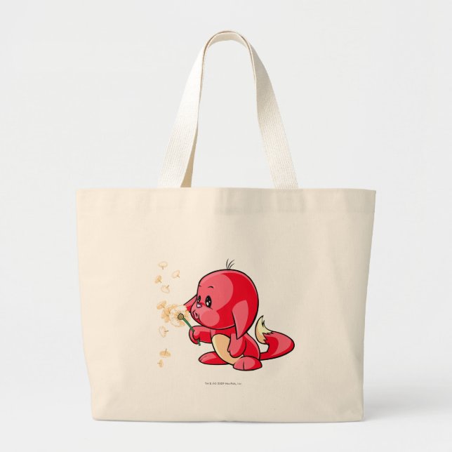 Kacheek Rot Jumbo Stoffbeutel (Vorne)