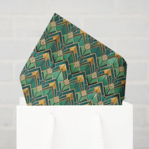 Kachel-Art-Deco-Muster Seidenpapier