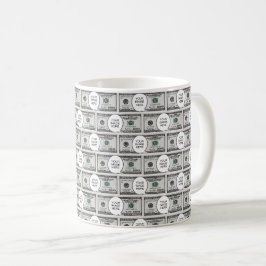 Kachel Design mit Ihrem Bild auf 100-Dollar-Bilder Kaffeetasse