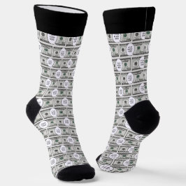 Kachel-Design mit Ihrem Bild auf 100-Dollar-Bilder Socken