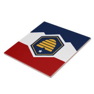 Kachel mit der Flagge des US-Bundesstaates Utah