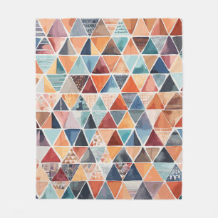 Kachelstil Fleecedecke