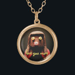 Kachina Doll Face Foto Liebe Sie Mehr Script Niedl Vergoldete Kette<br><div class="desc">"Liebe dir mehr." Wer kann einem solchen Gesicht widerstehen? Behalt fröhliche Gedanken über deinen geliebten Menschen, der nah zu deinem Herzen ist, wenn du diese niedliche und farbenfrohe Fotocharme Halskette trägst. Diese Halskette ist in kleinen, mittleren und großen Größen sowie in quadratischer und kreisförmiger Form erhältlich. Sie können diese Kette...</div>