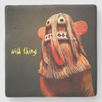 Kachina Doll Face Foto Wild Thypografie