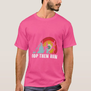 Kack dann Funny laufen Zitate für Marathon ru lauf T-Shirt