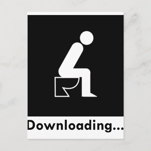 Kack des Downloads Postkarte (Vorderseite)