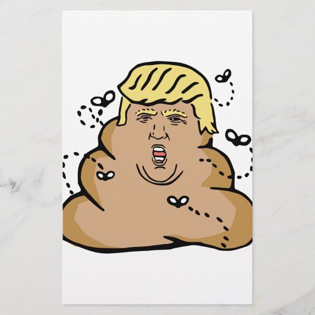 kack Donald Trump Briefpapier (Vorderseite)