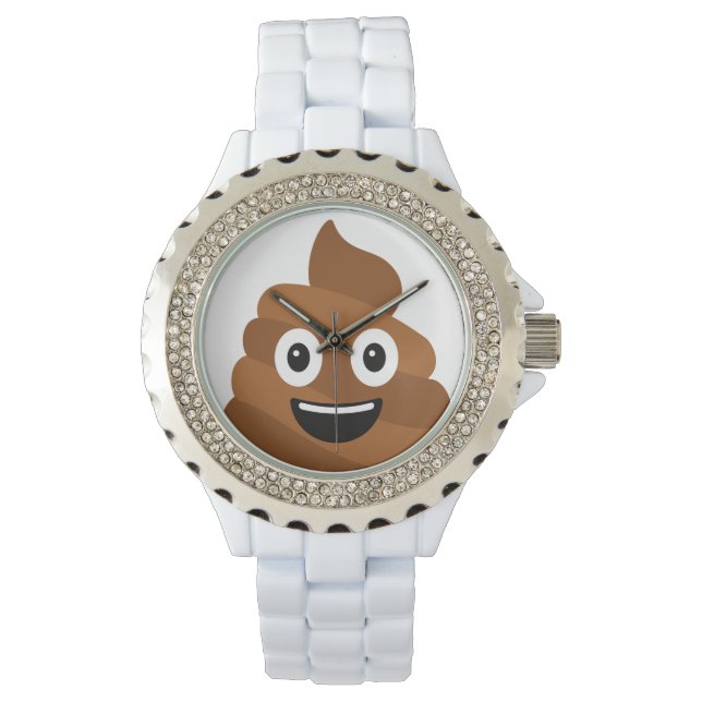 Kack Emoji Armbanduhr (Vorderseite)