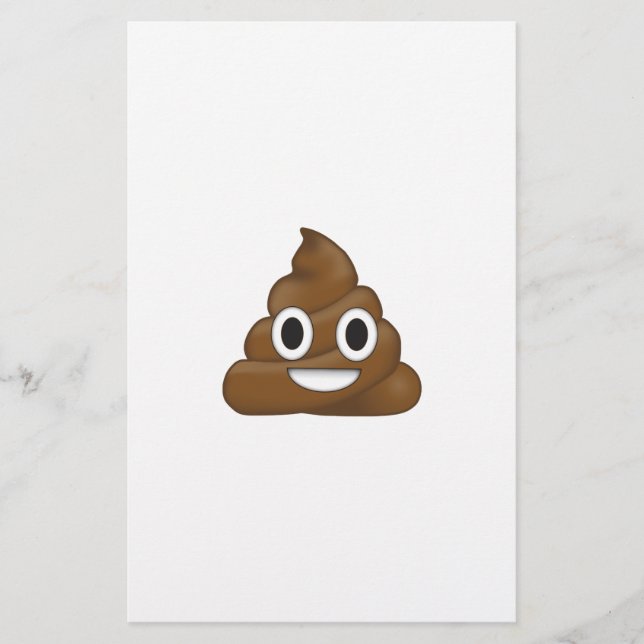 Kack Emoji Briefpapier (Vorderseite)