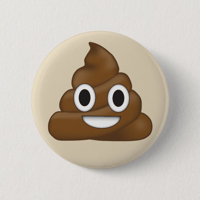 Kack Emoji Button (Vorderseite)