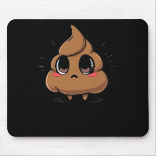 Kack Emoji Chibi Sticker Mousepad