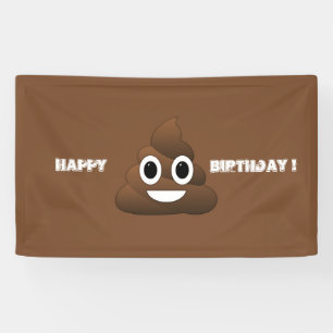 Kack Emoji Happy Birthday Banner