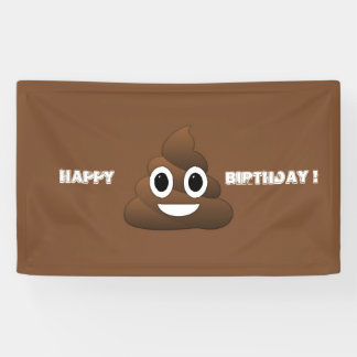 Kack Emoji Happy Birthday Banner