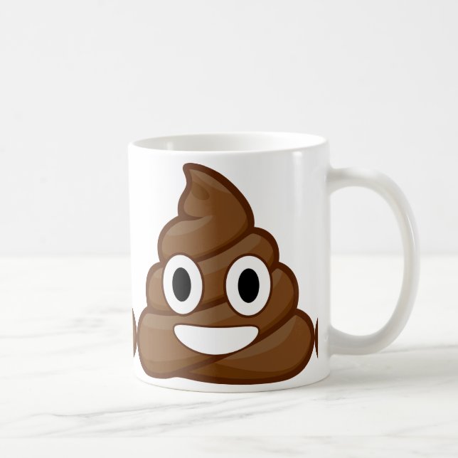 kack Emoji Kaffeetasse (Rechts)