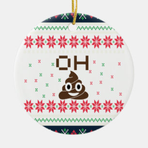 Kack Emoji Keramikornament