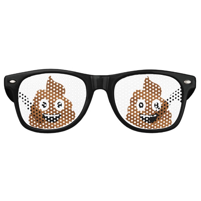 Kack Emoji Partybrille (Vorderseite)