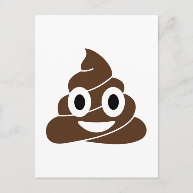 Kack Emoji Postkarte (Vorderseite)