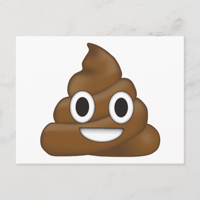 Kack Emoji Postkarte (Vorderseite)
