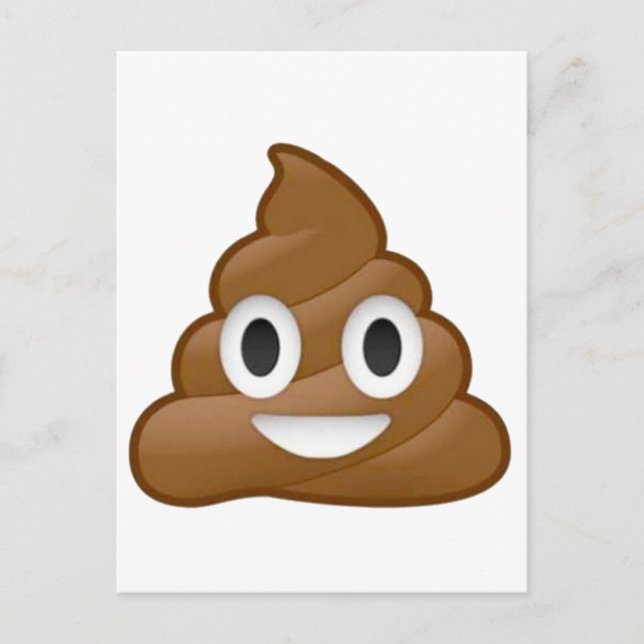 Kack Emoji Postkarte (Vorderseite)