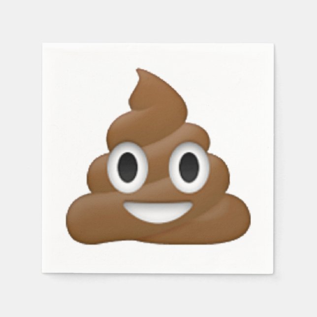 Kack - Emoji Serviette (Vorderseite)