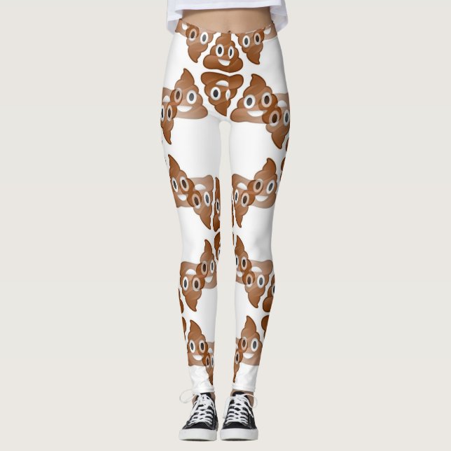 kack Emojis Leggings (Vorderseite)