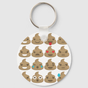 kack Emojis Schlüsselanhänger