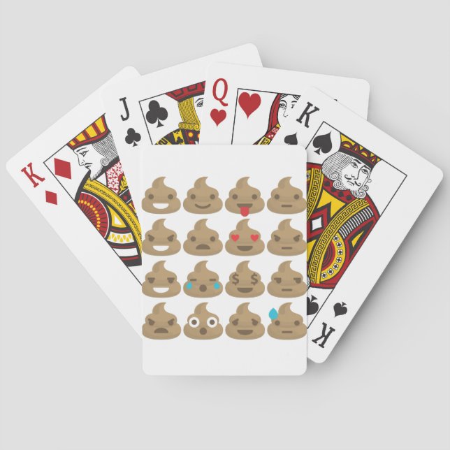 kack Emojis Spielkarten (Rückseite)