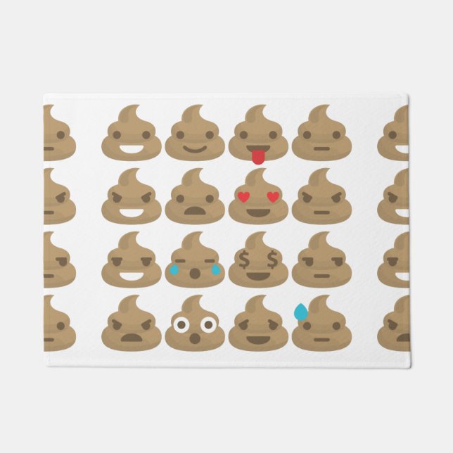 kack Emojis Türmatte (Vorderseite)