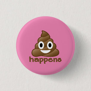Kack Happens Emoji Button