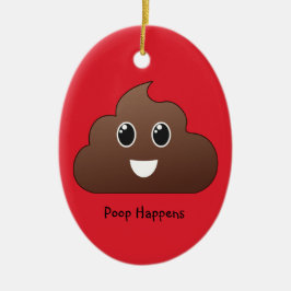 Kack Happens Emoji Ornament