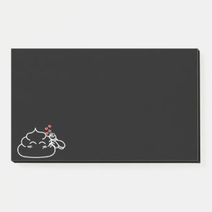 Kack in Liebe - Brootsch the PooPoo Post-it Klebezettel