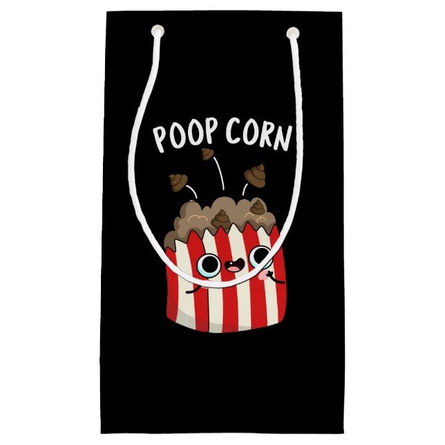 Kack Mais Funny Pop Mais Pun Dark BG Kleine Geschenktüte (Vorderseite)