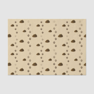 Kack & Paw druckt Niedliche Messy Pets Animal Love Seidenpapier
