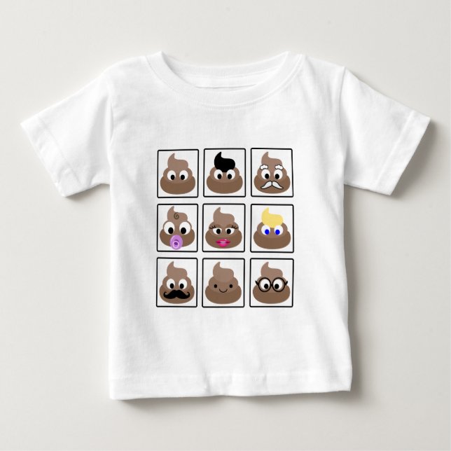 Kack viele Gesichter Baby T-shirt (Vorderseite)