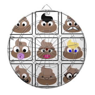 Kack viele Gesichter Dartscheibe