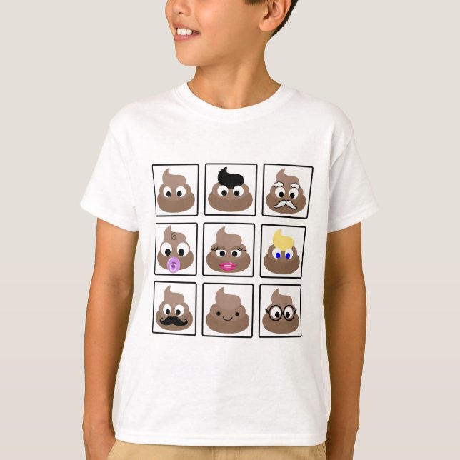 Kack viele Gesichter T-Shirt (Vorderseite)