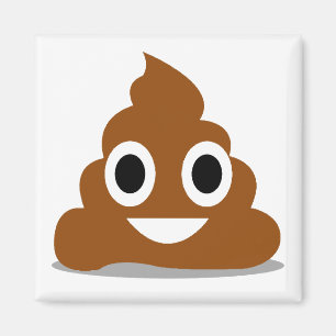 Kacken Sie Emoji Emoticon-lustigen Magnet
