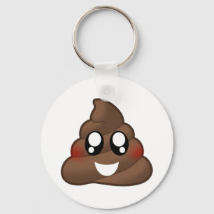 Kacken Sie Emoji Schlüsselanhänger
