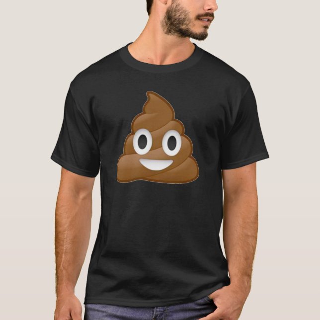 Kacken Sie emoji T-Shirt (Vorderseite)