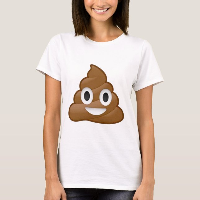 Kacken Sie emoji T-Shirt (Vorderseite)