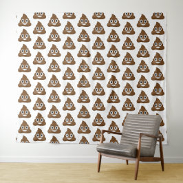 Kacken Sie emoji Tapisserie Wandteppich