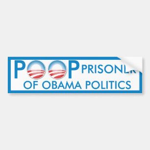 KACKEN Sie Gefangenen von Obama-Politik Autoaufkleber